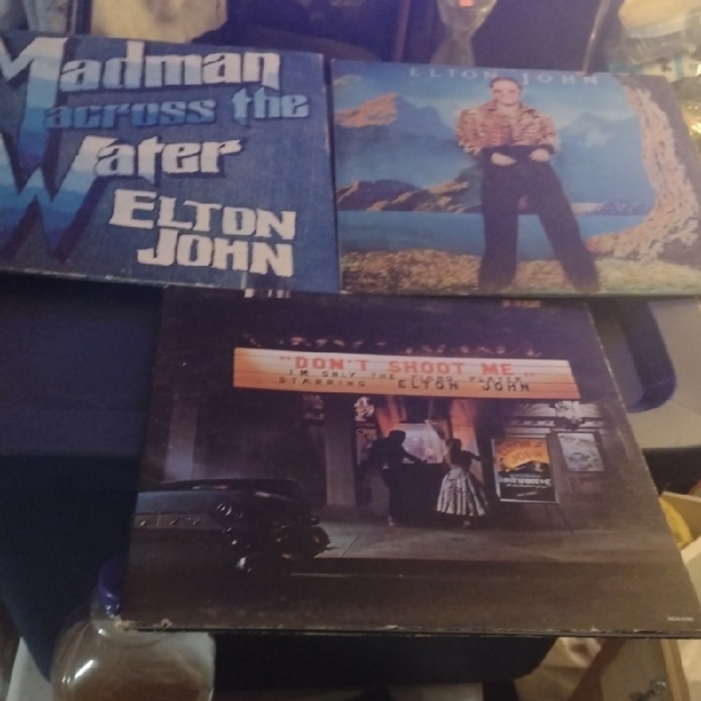 Elton John Vinyl Record Collection